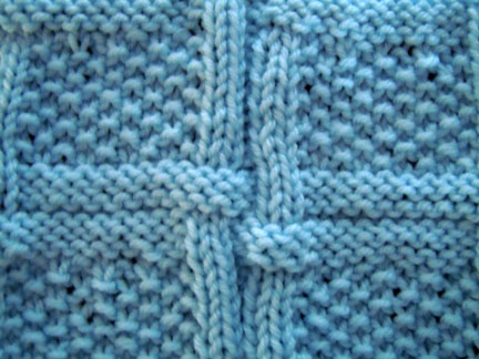 learn how to knit the intertwined texture stitch